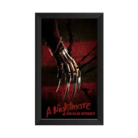 Wall Art - Nightmare Before Elm Street - Framed Gel Coat - 10"x18"