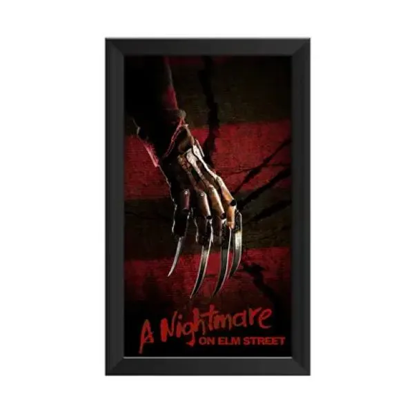 Wall Art - Nightmare Before Elm Street - Framed Gel Coat - 10"x18"