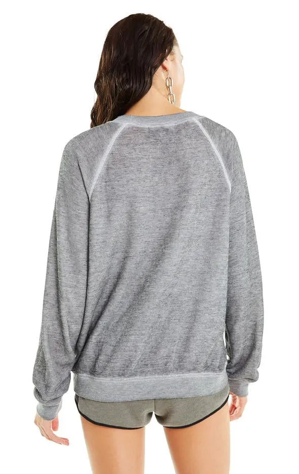 WILD FOX - Somers Sweater in Heather Grey