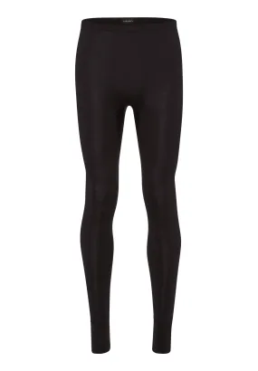 Woolen Silk M Wool and Silk Leggings | Anthrazit 73412-176