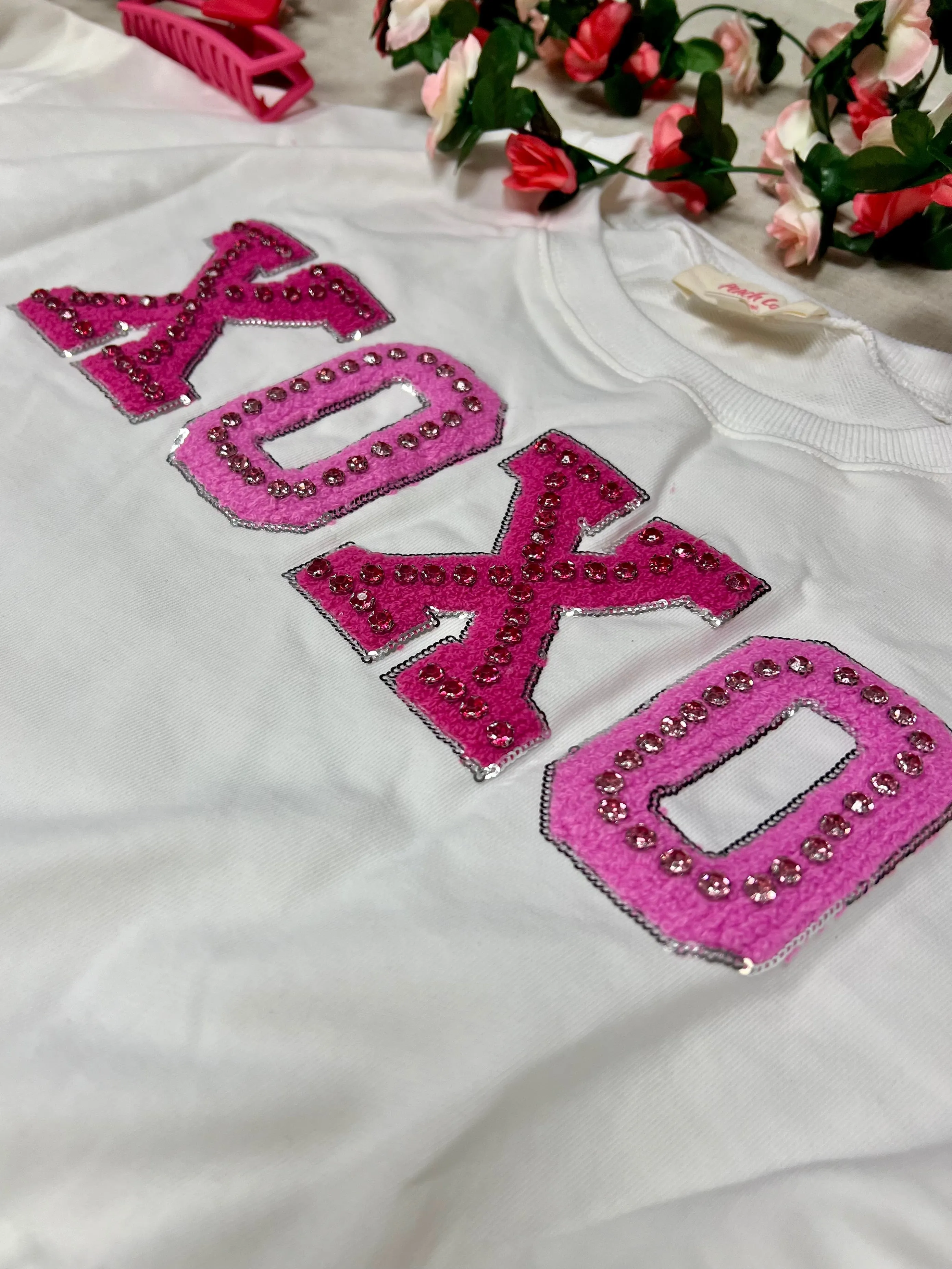 XOXO Cropped Sweater*