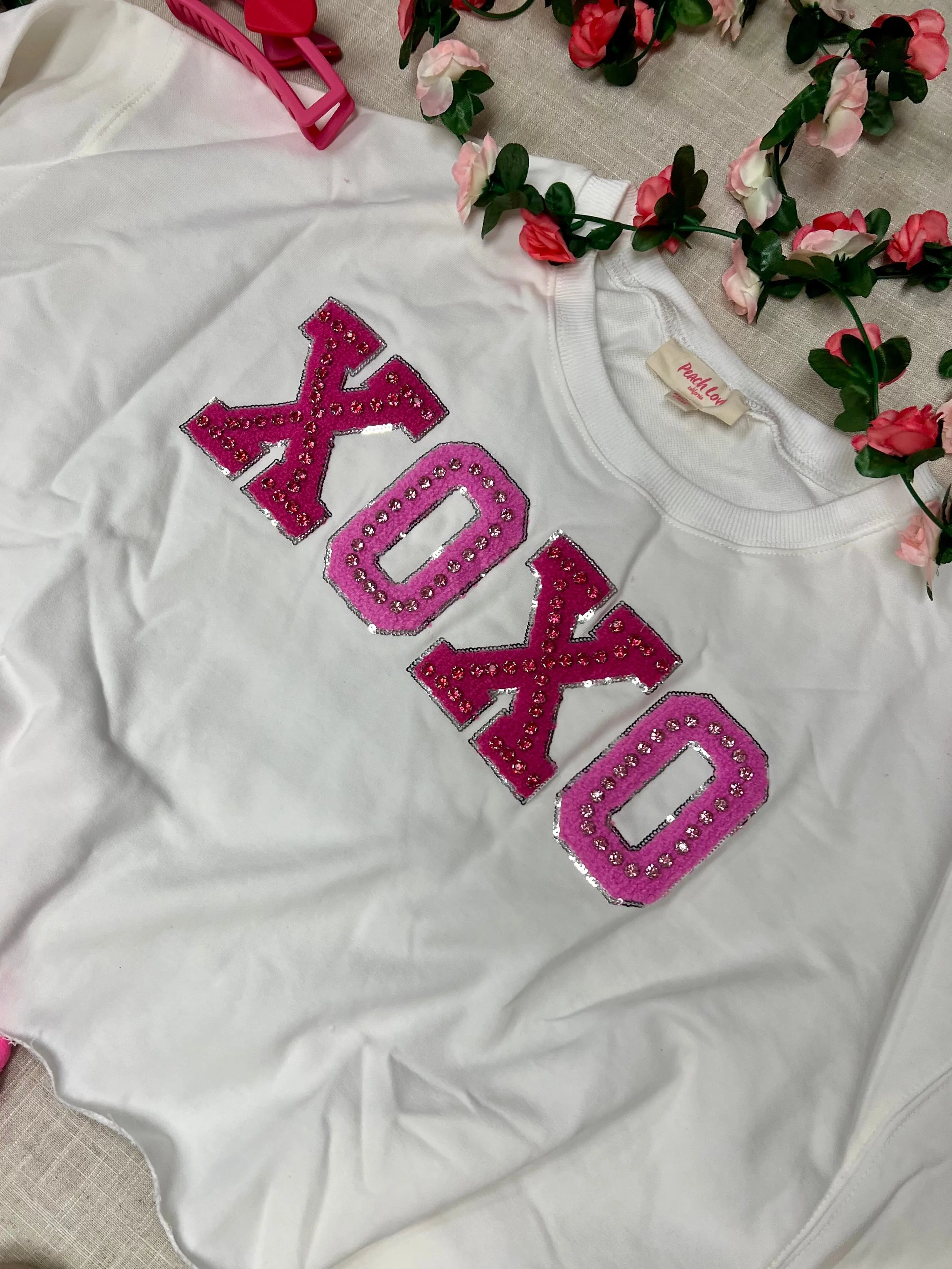 XOXO Cropped Sweater*